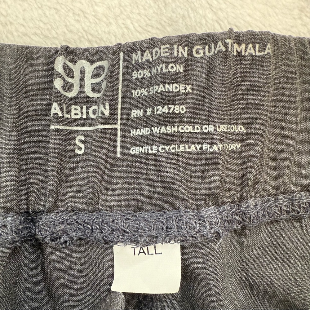 Albion Jetsetter Charcoal Jogger Pants Size Small Tall - Picture 12 of 15